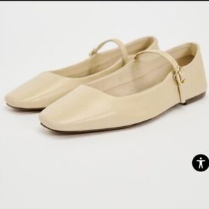 Zara • Mary Jane Ballet Flats